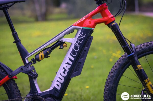 Rongzou Pompa di aria manuale per mountain bike con ammortizzatore a mano