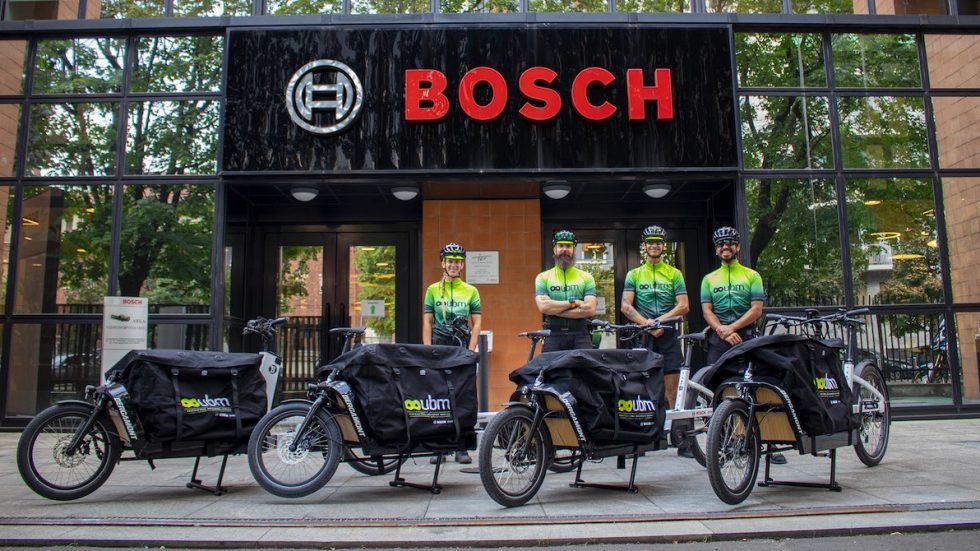 Bosch eBike Systems e Urban Bike Messenger: e-cargo bike per i corrieri di Milano