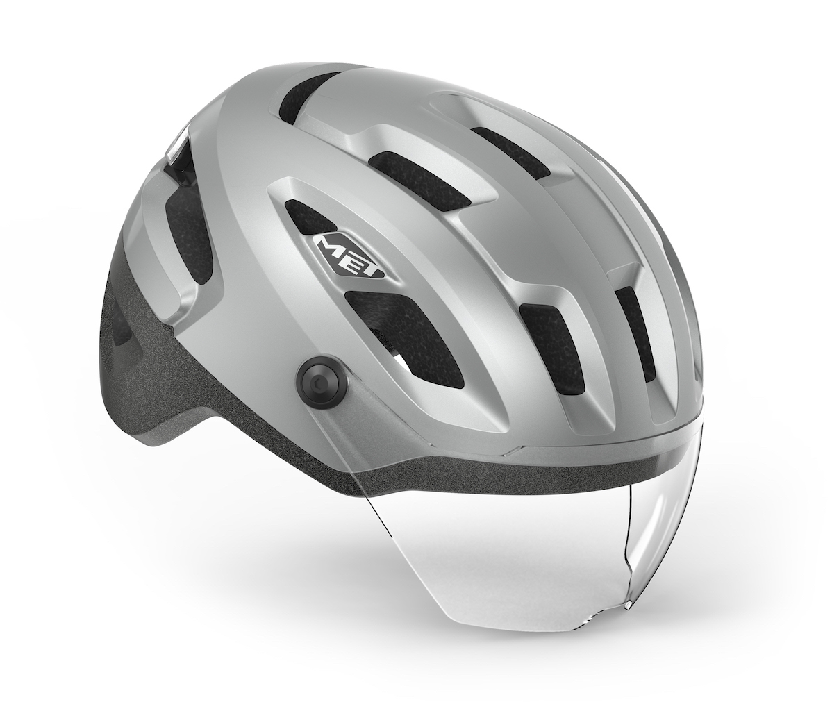 Casco MET Crossover MIPS | Trekking E E-Bike | Leggero E Ventilato Con Luce LED Integrata E Visiera Rimovibile